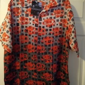 Unique button up men's shirt
